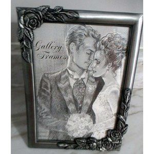 NWOT WESTON GALLERY PICTURE PHOTO FRAME  5x7 HEAVY METAL